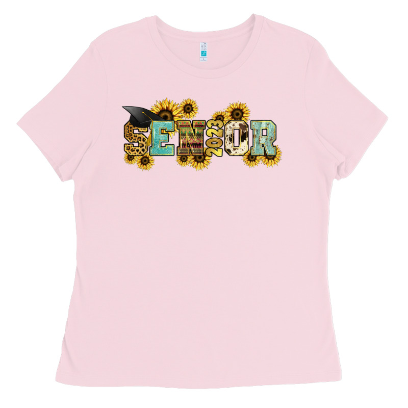 Senior 2023 Sunflower Ladies Tee by NancyCooperArtShop | Teevron