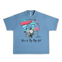 Pebble Blue Wine Flip Flops Girl Urban Heavy Tee - Bettercallsaul