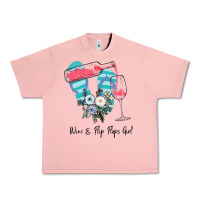Salmon Wine Flip Flops Girl Urban Heavy Tee - Bettercallsaul