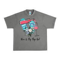 Tornado Wine Flip Flops Girl Urban Heavy Tee - Bettercallsaul