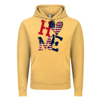 Vintage Mustard American Flag Home Vintage Hoodie - Bettercallsaul