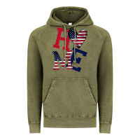 Vintage Olive American Flag Home Vintage Hoodie - Bettercallsaul