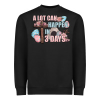 Black Easter Day A lot can happen in 3 days Heavyweight Sweatshirt - CowGirlArtShop