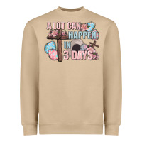 Mushroom Easter Day A lot can happen in 3 days Heavyweight Sweatshirt - CowGirlArtShop