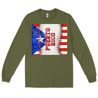 Army Green baseball puerto rico tumbler tbs Long Sleeve Tee - TumblerDesignByShophia