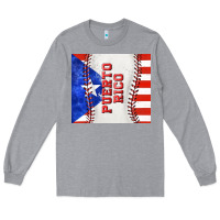 Heather Grey baseball puerto rico tumbler tbs Long Sleeve Tee - TumblerDesignByShophia