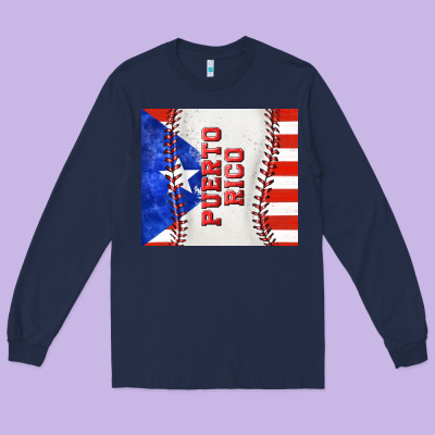 Baseball Puerto Rico Tumbler Tbs Long Sleeve Tee Designed By Tumblerdesignbyshophia