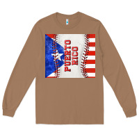 Toasted Coconut baseball puerto rico tumbler tbs Long Sleeve Tee - TumblerDesignByShophia