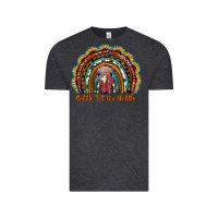 Vintage Black gobble till you wobble thanksgiving rainbow Vintage Tee - RanaPortraitStore