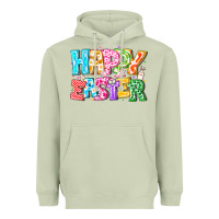 Matcha Happy Easter Heavyweight Hoodie - CowhideDigitalArt