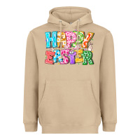 Mushroom Happy Easter Heavyweight Hoodie - CowhideDigitalArt