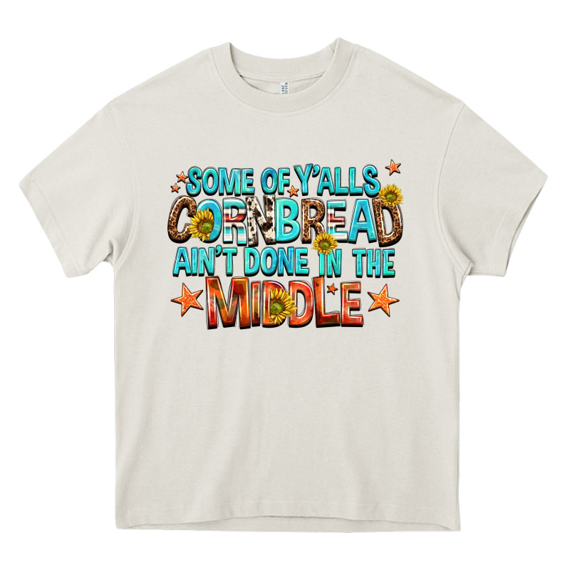 Some Of Yalls Cornbread Aint Done In The Middle Heavy Core Tee by NancyCooperArtShop | Teevron