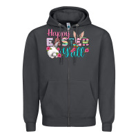 Smoke Happy Easter Y'all Zipper Hoodie - BundleAndBundleShop