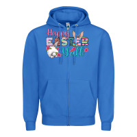 True Royal Happy Easter Y'all Zipper Hoodie - BundleAndBundleShop