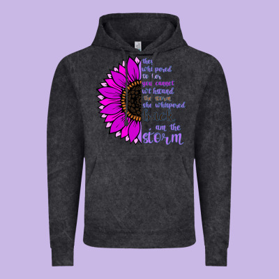 I Am The Storm Sunflower Vintage Hoodie Designed By Bettercallsaul