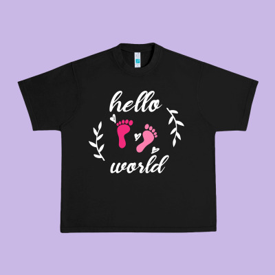 Hello World Urban Heavy Tee Designed By Bettercallsaul