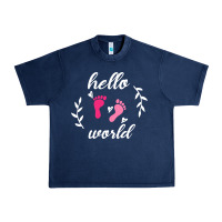 Navy Hello world Urban Heavy Tee - Bettercallsaul