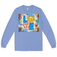Colony Blue summer love Long Sleeve Tee - TumblerDesignByShophia