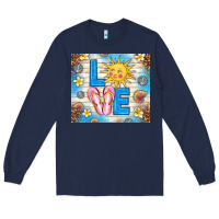 Navy summer love Long Sleeve Tee - TumblerDesignByShophia