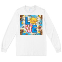 White summer love Long Sleeve Tee - TumblerDesignByShophia