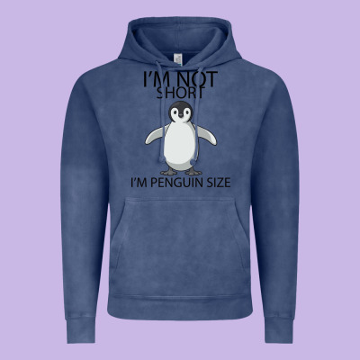 I'm Not Short I'm Penguin Size Vintage Hoodie Designed By Bettercallsaul