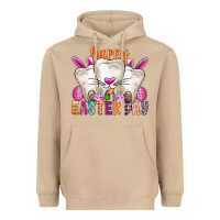 Mushroom Happy Easter Heavyweight Hoodie - CowhideDigitalArt