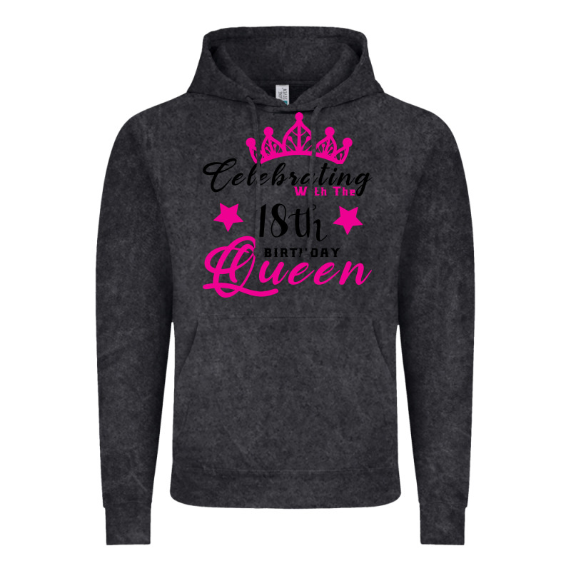 Celebrating With The 18th Birthday Queen Vintage Hoodie by Bettercallsaul | Teevron