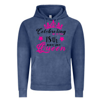 Vintage Denim Celebrating With the 18th Birthday Queen Vintage Hoodie - Bettercallsaul