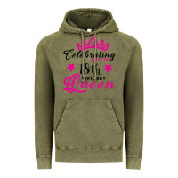 Vintage Olive Celebrating With the 18th Birthday Queen Vintage Hoodie - Bettercallsaul