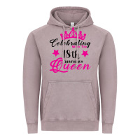 Vintage Zinc Celebrating With the 18th Birthday Queen Vintage Hoodie - Bettercallsaul