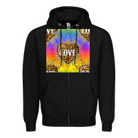 Black Pride lgbtq leopard love heart seamless pattern Zipper Hoodie - BundleAndBundleShop