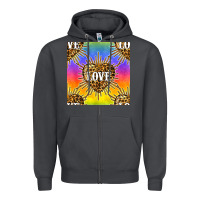 Smoke Pride lgbtq leopard love heart seamless pattern Zipper Hoodie - BundleAndBundleShop
