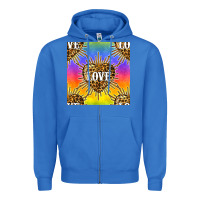 True Royal Pride lgbtq leopard love heart seamless pattern Zipper Hoodie - BundleAndBundleShop