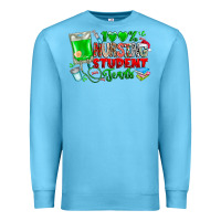 Ocean Blue 100 Nursing Student Tears Premium Sweatshirt - CowhideDigitalArt