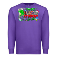 Purple 100 Nursing Student Tears Premium Sweatshirt - CowhideDigitalArt