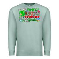 Seafoam 100 Nursing Student Tears Premium Sweatshirt - CowhideDigitalArt