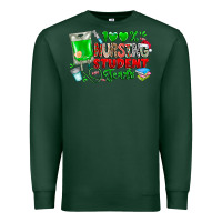 Sports Green 100 Nursing Student Tears Premium Sweatshirt - CowhideDigitalArt