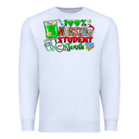 White 100 Nursing Student Tears Premium Sweatshirt - CowhideDigitalArt