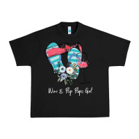 Black Wine Flip Flops Girl Urban Heavy Tee - Bettercallsaul