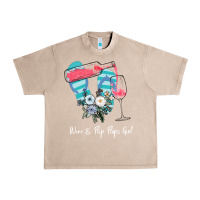 French Oak Wine Flip Flops Girl Urban Heavy Tee - Bettercallsaul
