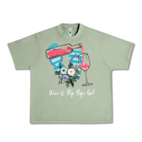 Oil Green Wine Flip Flops Girl Urban Heavy Tee - Bettercallsaul