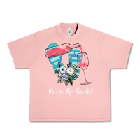 Salmon Wine Flip Flops Girl Urban Heavy Tee - Bettercallsaul