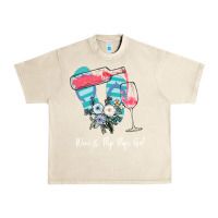 Sandshell Wine Flip Flops Girl Urban Heavy Tee - Bettercallsaul