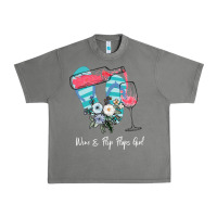 Tornado Wine Flip Flops Girl Urban Heavy Tee - Bettercallsaul