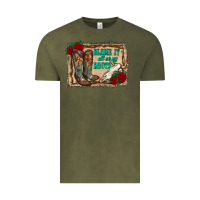 Vintage Olive blame it all on my roots Vintage Tee - RanaPortraitStore