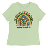 Matcha teachers we do it all rainbow Ladies Tee - NancyCooperArtShop