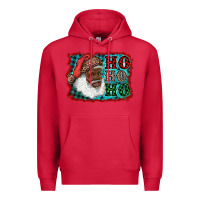 Cardinal african american santa ho ho ho Premium Hoodie - RanaPortraitStore