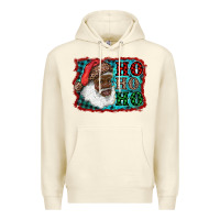 Sandshell african american santa ho ho ho Premium Hoodie - RanaPortraitStore