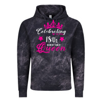 Cloud Black Celebrating With the 18th Birthday Queen Vintage Hoodie - Bettercallsaul