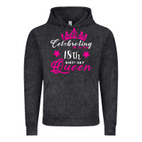 Vintage Black Celebrating With the 18th Birthday Queen Vintage Hoodie - Bettercallsaul